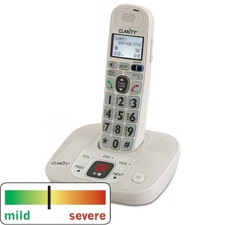 Clarity DECT 6.0 Amplified Cordless Phone With Answering Machine - 1 Year Warranty
